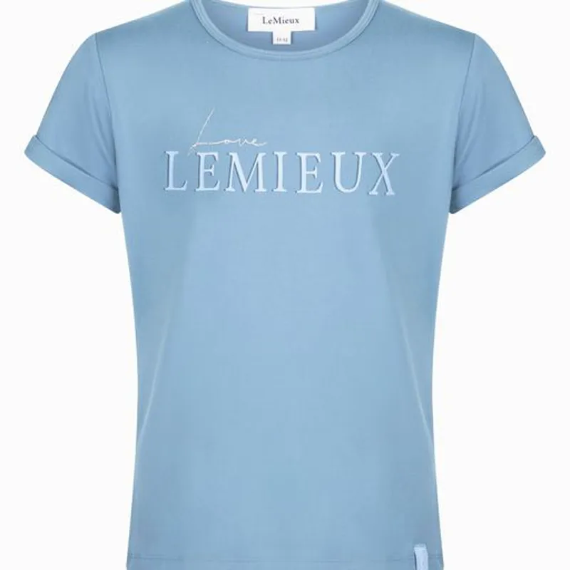 LeMieux Young Rider Sarah T-Shirt Denim 1 LeMieux Young Rider Sarah T-Shirt Denim