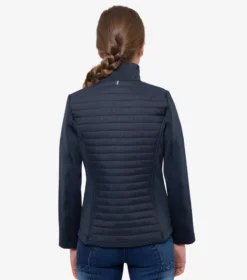 Premier Equine Mini Elena Girl's Hybrid Riding Jacket Navy -Lemieux Shop elena kids hybrid technical jacket navy 2