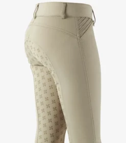 Premier Equine Ellia Girls Full Seat Competition Breeches Beige -Lemieux Shop ellia girls full seat competition breeches beige