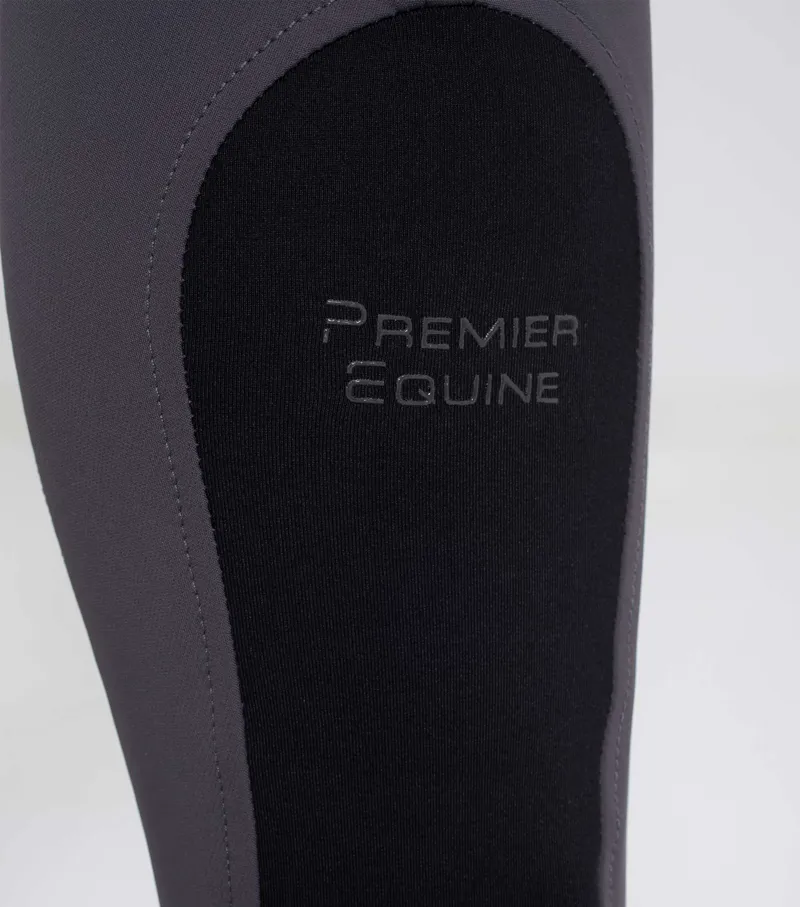 Premier Equine Emilio Men's Gel Knee Riding Breeches Anthracite Grey 5 Premier Equine Emilio Men's Gel Knee Riding Breeches Anthracite Grey - Image 5