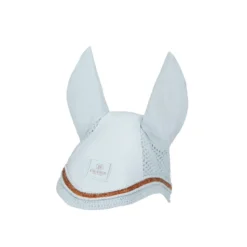 Eskadron Platinum Faux Leather Jewel Fly Hood - Powder Blue