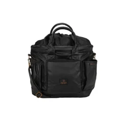 Eskadron Platinum Faux Leather Accessories Bag - Black