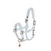 Eskadron Platinum Double Pin Faux Leather Headcollar - Powder Blue