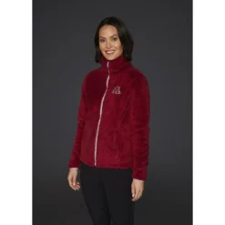 Mountain Horse Fuzzy Fleece Red 5 Mountain Horse Fuzzy Fleece Red -Lemieux Shop fuzzy BLANK fleece BLANK red