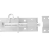 Perry Equestrian Heavy Brenton Padlock Bolts In Galvanised/Silver