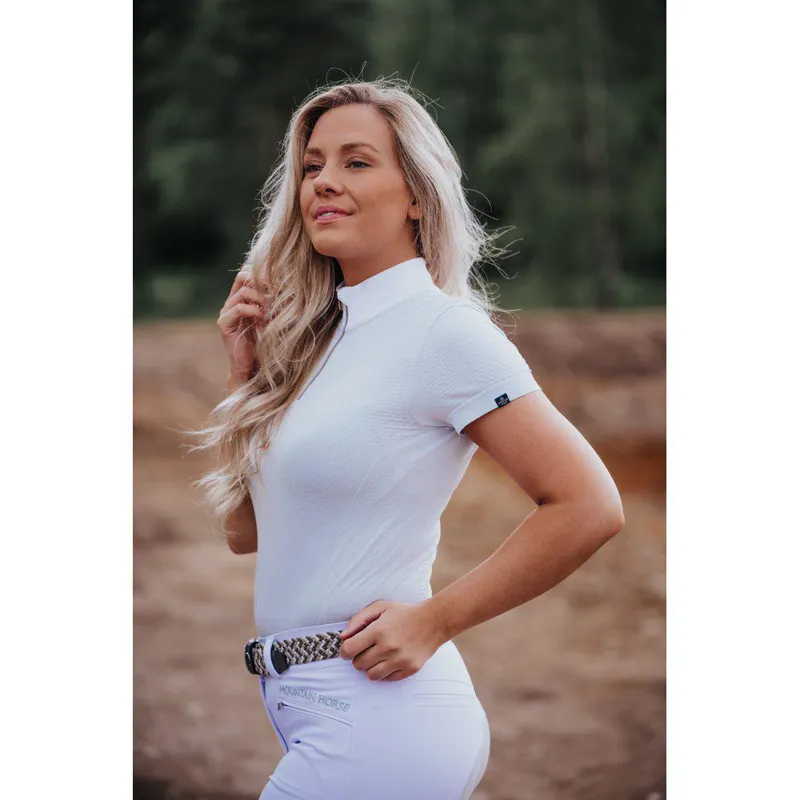 Mountain Horse Honey Competition Top White 2 Mountain Horse Honey Competition Top White - Image 2