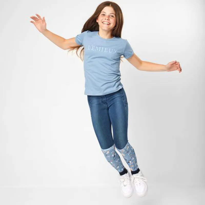 LeMieux Young Rider Sarah T-Shirt Denim 4 LeMieux Young Rider Sarah T-Shirt Denim - Image 4