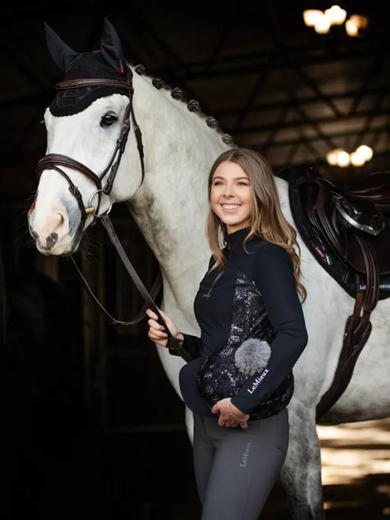 LeMieux Adour Base Layer Black 3 LeMieux Adour Base Layer Black - Image 3