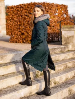 LeMieux Loire Waterproof Riding Coat Spruce -Lemieux Shop it03560 lifestyle loirewaterproofridingcoat spruce 1 copy 1