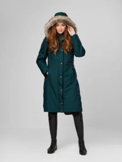 LeMieux Loire Waterproof Riding Coat Spruce -Lemieux Shop it03560 studio loirewaterproofridingcoat spruce 3 copy