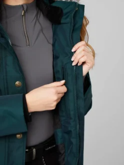 LeMieux Loire Waterproof Riding Coat Spruce -Lemieux Shop it03560 studio loirewaterproofridingcoat spruce 8 1