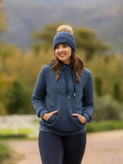 LeMieux Clara Cable Beanie Atlantic -Lemieux Shop it03630 lifestyle claracablebeanie atlantic 6 copy