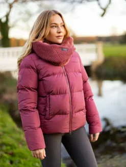 LeMieux Layla Snood Orchid -Lemieux Shop it03645 lifestyle laylasnood orchid 3 copy