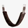 LeMieux Fleece Lined Anatomic Girth Brown