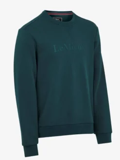 LeMieux Mens Elite Sweatshirt Spruce -Lemieux Shop it03824 product menselitecrewseatshirt spruce 3 copy