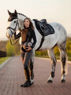 LeMieux Adour Hat Silk Black -Lemieux Shop it03852 lifestyle adourhatsilk black 1 copy