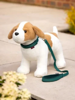 LeMieux Toy Puppy Collar And Lead Evergreen -Lemieux Shop it03862 lifestyle toydog jackrussell 2 1