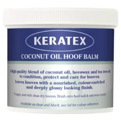 Keratex 400g Coconut Oil Hoof Balm In Black