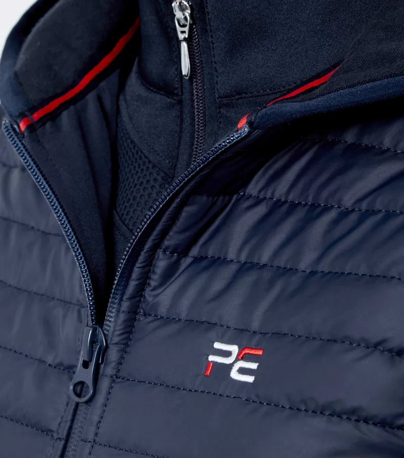 Premier Equine Mini Lamera Girl's Hybrid Riding Gilet Navy 4 Premier Equine Mini Lamera Girl's Hybrid Riding Gilet Navy - Image 4