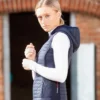 Premier Equine Lamera Ladies Hybrid Technical Riding Gilet Navy