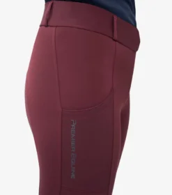 Premier Equine Lexington Ladies Full Seat Gel Riding Breeches Burgundy -Lemieux Shop lexington ladies breeches burgundy 5