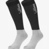 LeMieux Competition Socks Twin Pack Black