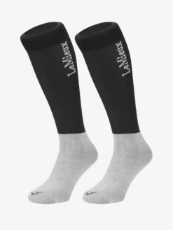 LeMieux Competition Socks Twin Pack Black