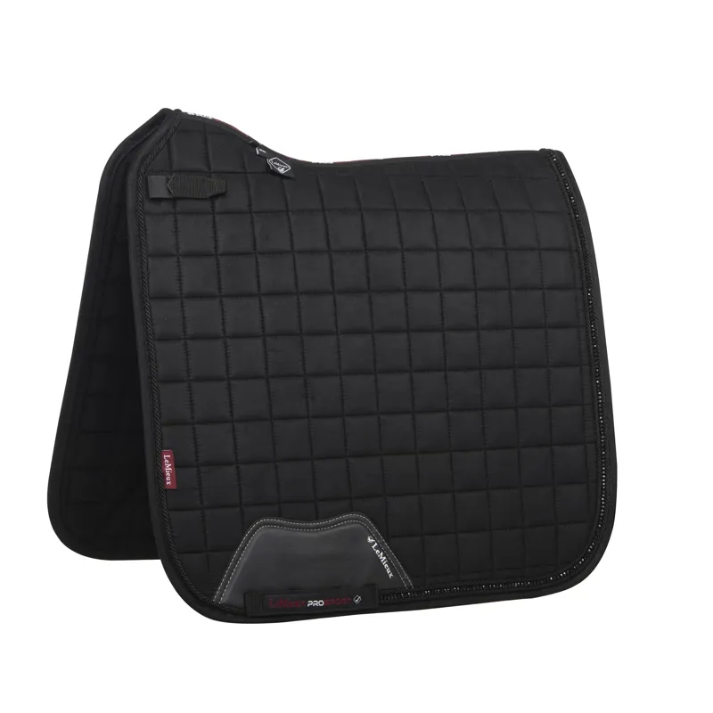 LeMieux Diamante Dressage Square Black Large 1 LeMieux Diamante Dressage Square Black Large