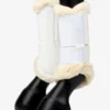 LeMieux Fleece Edged Mesh Brushing Boot White