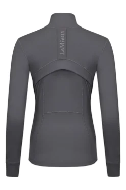LeMieux Marseille Jacket Grey 8 LeMieux Marseille Jacket Grey -Lemieux Shop lm marseilleziptop grey4 lr