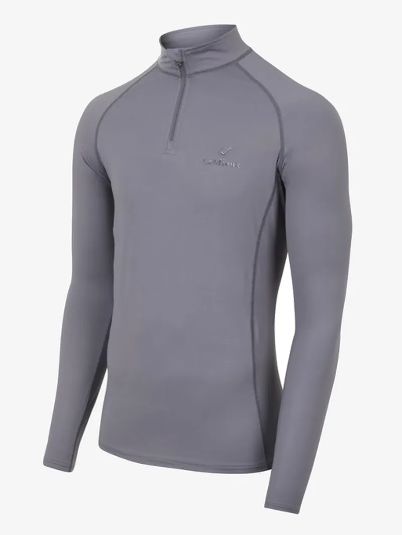 LeMieux Mens Base Layer Slate Grey 2 LeMieux Mens Base Layer Slate Grey - Image 2