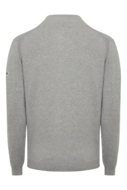 LeMieux Mens Crew Neck Jumper Grey 8 LeMieux Mens Crew Neck Jumper Grey -Lemieux Shop lm menscrewneckjumper grey4 lr