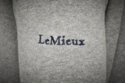 LeMieux Mens Crew Neck Jumper Grey 9 LeMieux Mens Crew Neck Jumper Grey -Lemieux Shop lm menscrewneckjumper grey5 lr