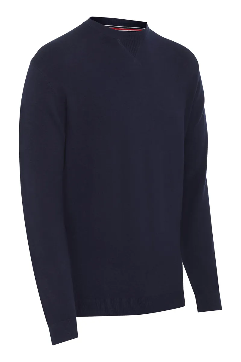 LeMieux Mens Crew Neck Jumper Navy 3 LeMieux Mens Crew Neck Jumper Navy - Image 3