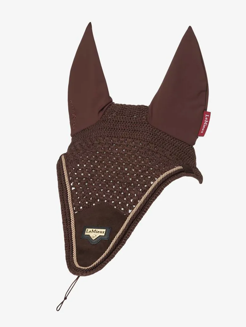 LeMieux Puissance Fly Hood Brown 1 LeMieux Puissance Fly Hood Brown
