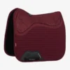 LeMieux Soft Shell Anti Slip Dressage Pad Burgundy