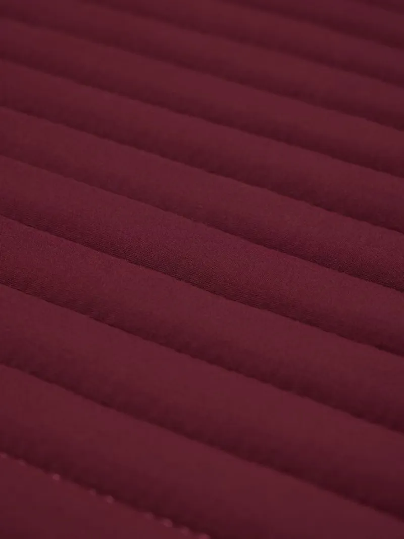 LeMieux Soft Shell Anti Slip Dressage Pad Burgundy 3 LeMieux Soft Shell Anti Slip Dressage Pad Burgundy - Image 3