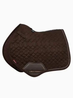 LeMieux Crystal Suede Close Contact Pad Brown
