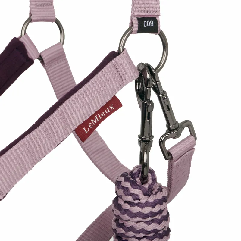 LeMieux Vogue Fleece Headcollar With Rope Fig 2 LeMieux Vogue Fleece Headcollar With Rope Fig - Image 2