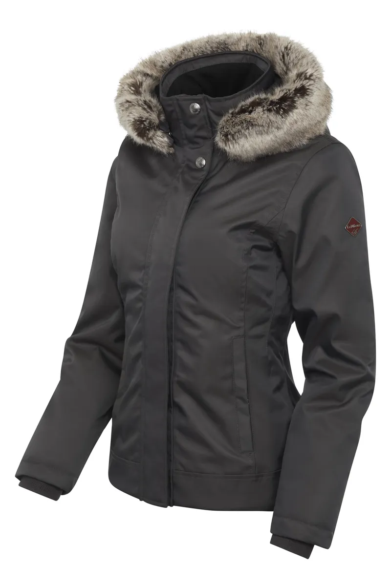 LeMieux Waterproof Short Coat Grey 3 LeMieux Waterproof Short Coat Grey - Image 3