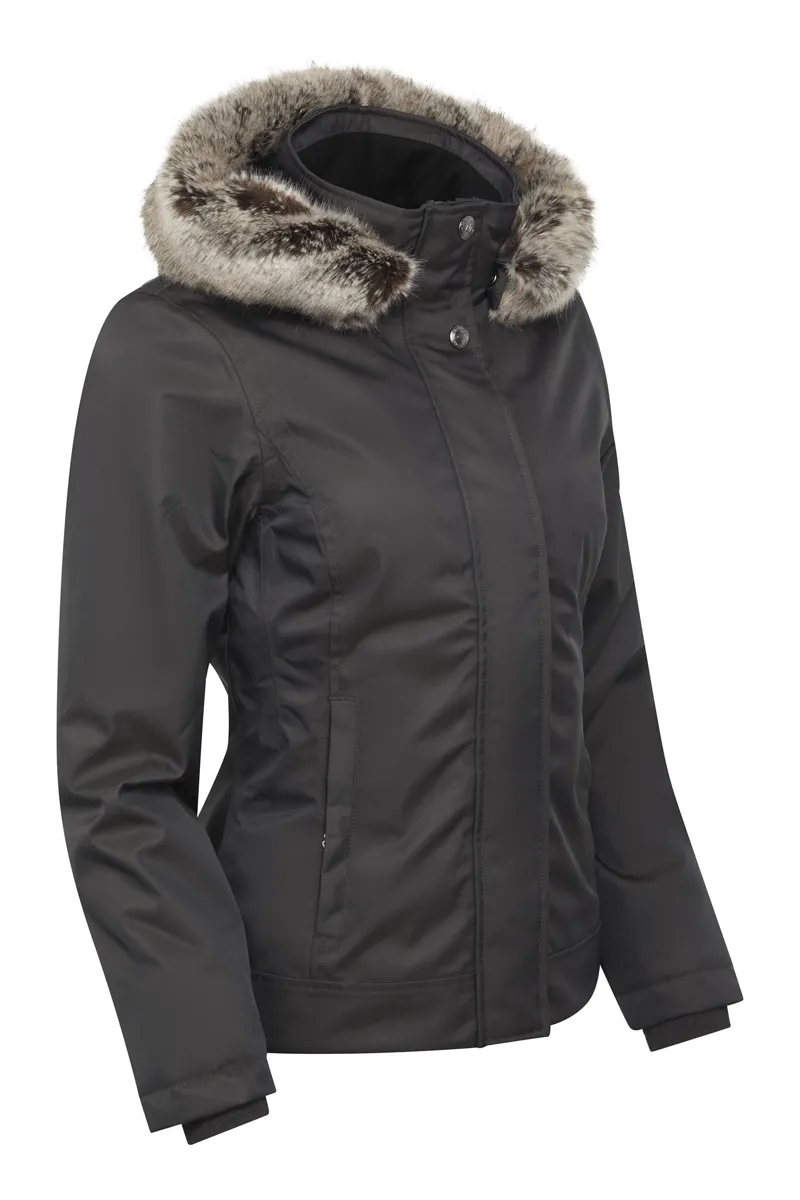 LeMieux Waterproof Short Coat Grey 4 LeMieux Waterproof Short Coat Grey - Image 4
