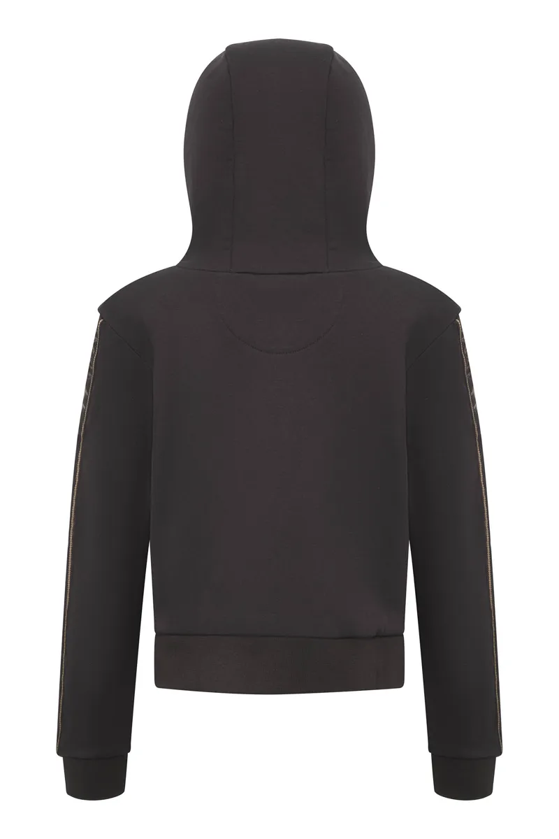 LeMieux Young Rider Cropped Hoodie Liquorice 3 LeMieux Young Rider Cropped Hoodie Liquorice - Image 3