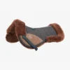 Premier Equine Merino Wool Half Pad - Brown/Brown Wool