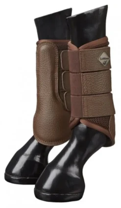 LeMieux Mesh Brushing Boots Brown