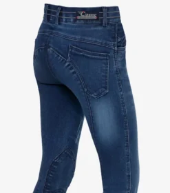 Premier Equine Mini Roxy Girl's Denim Riding Breeches 15 Premier Equine Mini Roxy Girl's Denim Riding Breeches -Lemieux Shop mini roxy girls denim riding breeches denim