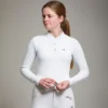 Premier Equine Odessa Girls Riding Shirt White