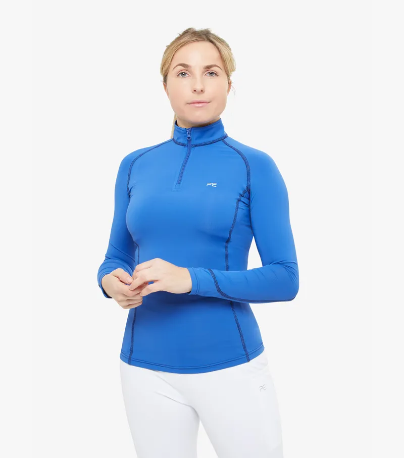 Premier Equine Ombretta Ladies Technical Riding Top Royal Blue 1 Premier Equine Ombretta Ladies Technical Riding Top Royal Blue