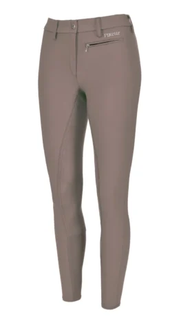 Pikeur Lugana Softshell McCrown Full Seat Breeches - Taupe