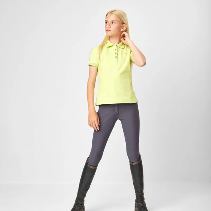 LeMieux Young Rider Polo Shirt Kiwi 4 LeMieux Young Rider Polo Shirt Kiwi - Image 4