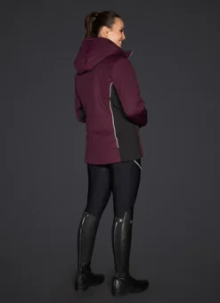 Mountain Horse Quinn Hybrid Jacket Burgundy -Lemieux Shop quinn20hybrid20jacket203